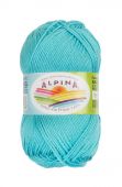 Пряжа Alpina "Anabel", 50г/120м 3846 голубой яркий