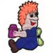 2-24 Карлсон 11х7 см, термоаппликация