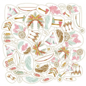 CIB-07 Декоративные элементы "Ловец снов" 170501