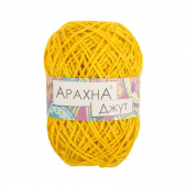 Пряжа Арахна Джут, 100гр/90м, желтый (014)