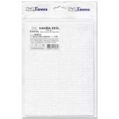 Канва Aida 11 (30*40см) белый с перл. блеском