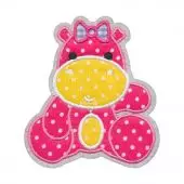 3322 бегемотик 7.5 х 8 см Термоаппликация