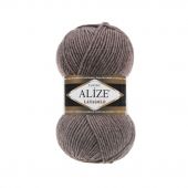 Пряжа Alize Lanagold 240, 100гр/240м, 240 светло-коричневый меланж