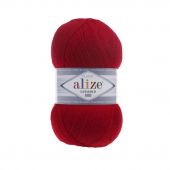 Пряжа Alize Lanagold 800, 100гр/800м, 390 вишня