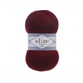 Пряжа Alize Lanagold 800, 100гр/800м, 57 бордовый