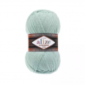 Пряжа Lanagold Fine, цвет мята (код 522), Alize(Ализе)