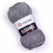 Пряжа YarnArt Elegance, 50гр/130м, 102 серый
