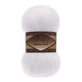 ANGORA GOLD SİMLİ, 100гр/500м &mdash; 55 белый