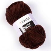 Пряжа DOLCE YARNART 100гр/120м &mdash; 775 темно коричневый