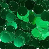 Пайетки "Zlatka" россыпью ZF-27 15 мм 5 х 10 г №08 зеленый