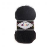 Пряжа Alize "Mohair Classic", 100г/200м &mdash; 60 черный