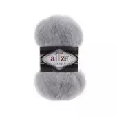 Пряжа Alize "Mohair Classic", 100г/200м &mdash; 21 серый