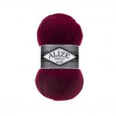 Пряжа Alize "Superlana Maxi", 100г/100м 390 бордовый