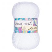 Пряжа ARACHNA "JASMIN" 100г/250м 101 белый