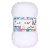 Пряжа ARACHNA "JASMIN" 100г/250м 101 белый