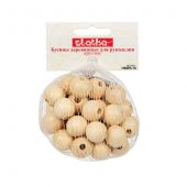 Бусина "Zlatka" дерево HBWS-16 16 мм 50 шт ± 3 шт  16 мм