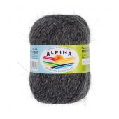 Пряжа ALPINA "WHITE RABBIT" 50г/300м 203 т.серый меланж
