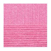 Пряжа Детская Новинка (Пехорка), цвет ярко-розовый (код 011)