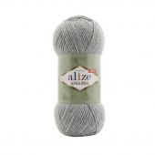 Пряжа Alize "Alpaca Royal NEW", 100г/250м 21 св.серый