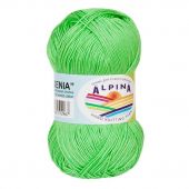Пряжа Alpina "Xenia", 50г/240м 082 яр.зеленый