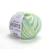 Пряжа Jeans Soft Colors Yarnart, 50г/160м 6211