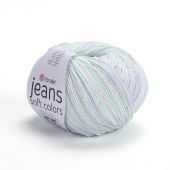 Пряжа Jeans Soft Colors Yarnart, 50г/160м 6201