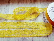 Кружево LCE-12 758 ярко желтый