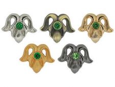 Украшение "Версаль", цвет №04 никель, 36*30мм