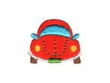 1649 машинка 2.5х2 см Термоаппликация