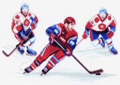 Вышивка 1516 - Хоккей