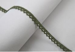 Лента кружевная "Gamma" С3749Г17(рис.10.01.075) 10 мм хаки