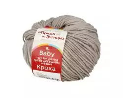 Пряжа Кроха,  50г/135м 059 мышонок