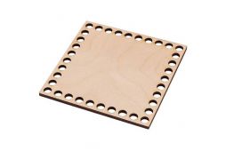 Донышко - квадрат 12*12 см, дерево (ВД-555)