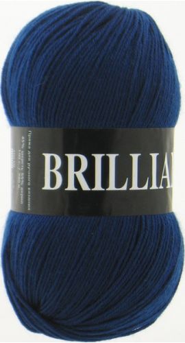 Пряжа Brilliant, цвет джинсовый (код 4955), Vita(Вита)