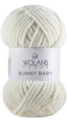 Пряжа Bunny Baby Wolans, 100г/120м 100-02 Пряжа Bunny Baby Wolans, 100г/120м 100-02