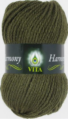 Пряжа Harmony, цвет авакадо (код 6326), Vita(Вита)