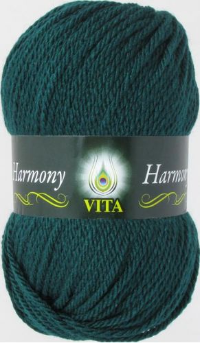 Пряжа Harmony, цвет темно-зеленый (код 6320), Vita(Вита) Пряжа Harmony, цвет темно-зеленый (код 6320), Vita(Вита)