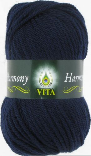 Пряжа Harmony, цвет темно-синий (код 6325), Vita(Вита) Пряжа Harmony, цвет темно-синий (код 6325), Vita(Вита)
