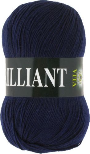 Пряжа Brilliant, цвет темно-синий (код 4990), Vita(Вита) Пряжа Brilliant, цвет темно-синий (код 4990), Vita(Вита)