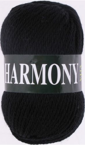 Пряжа Harmony, цвет черный (код 6302), Vita(Вита) Пряжа Harmony, цвет черный (код 6302), Vita(Вита)