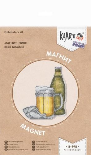 Набор для вышивания "Klart" 8-498 "Магнит. Пиво" Набор для вышивания "Klart" 8-498 "Магнит. Пиво"