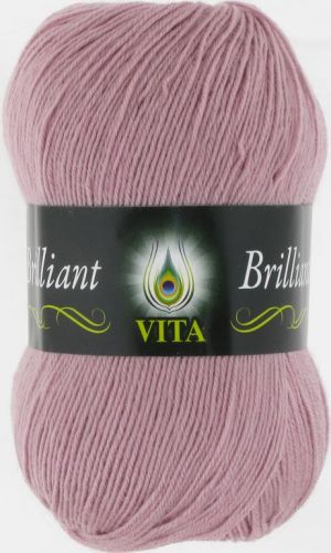 Пряжа Brilliant, цвет светлая пыльная сирень (код 5118), Vita(Вита)