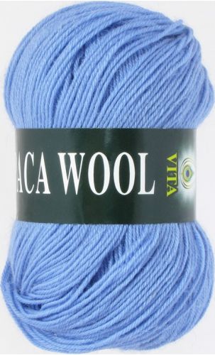 Пряжа Alpaca Wool, цвет голубой (код 2958), Vita(Вита)