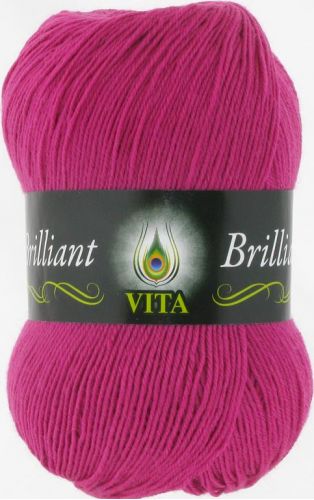 Пряжа Brilliant, цвет фуксия (код 5119), Vita(Вита)