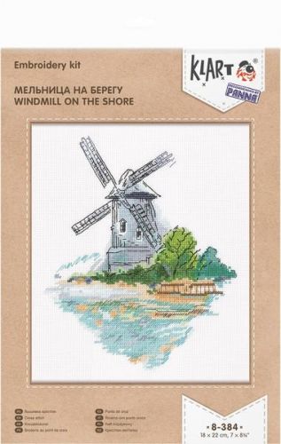"Klart" набор для вышивания 8-384 "Мельница на берегу"