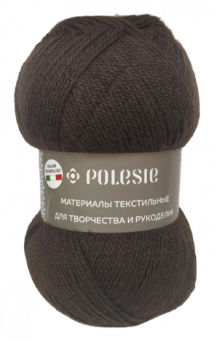 Пряжа Polesie "Фаворит NEW", 100г/385м шоколад