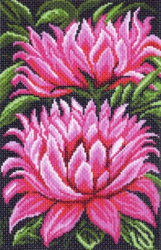 Вышивка 1319 - Розовые пионы композиция