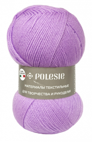 Пряжа Polesie "Фаворит NEW", 100г/385м св.фиалка