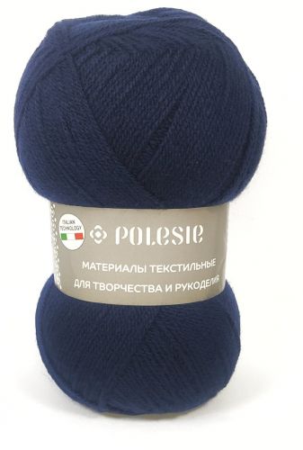 Пряжа Фаворит NEW, Polesie 100гр/385, т.синий