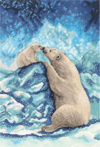 Набор для вышивания "PANNA" J-7082 "Мишки на Севере"